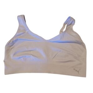 Women's Gray Sports Bra By Puma Size L